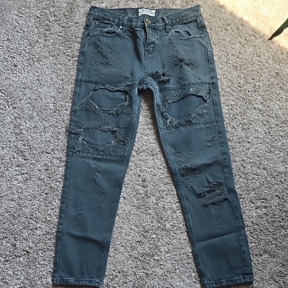 One Teaspoon Blue Denim Jeans
